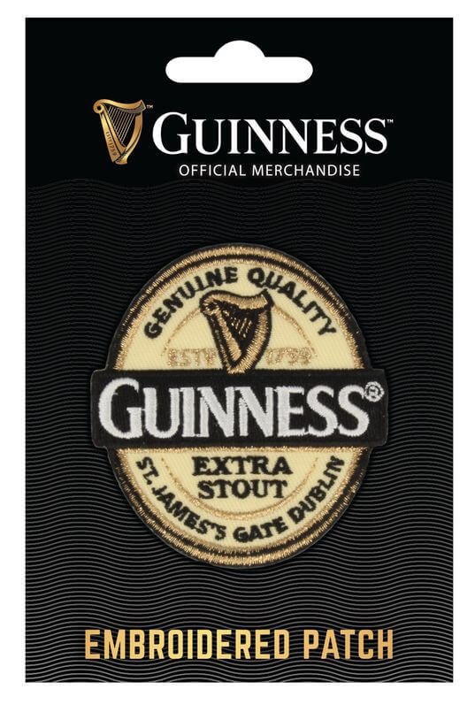 Bestickter Irischer Aufnäher Guinness Patch