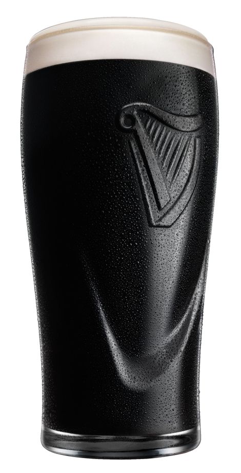 Guinness Harfenglas mit Fehler