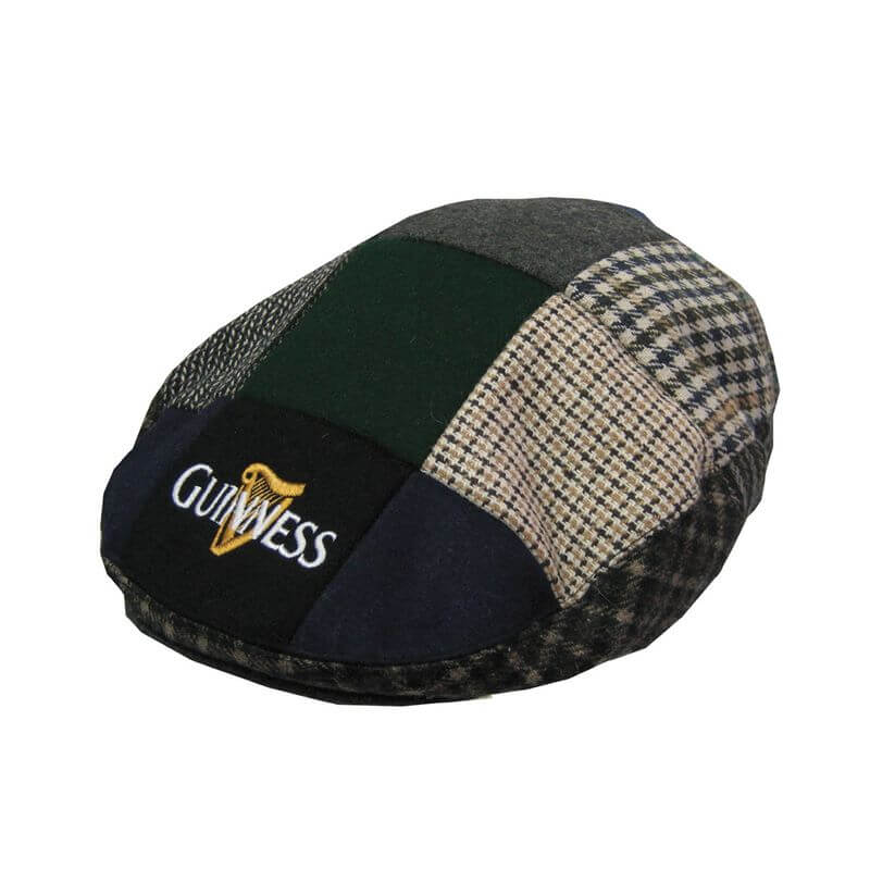 Guinness Schirmmütze in traditioneller Tweedoptik mit Fehler L