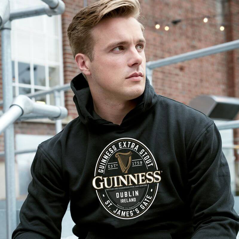 Guinness Hoodie mit St. James Gate Logo XXL