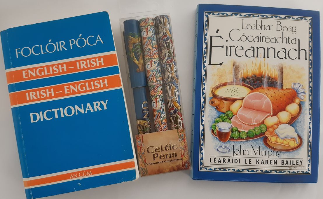 As Gaeilge