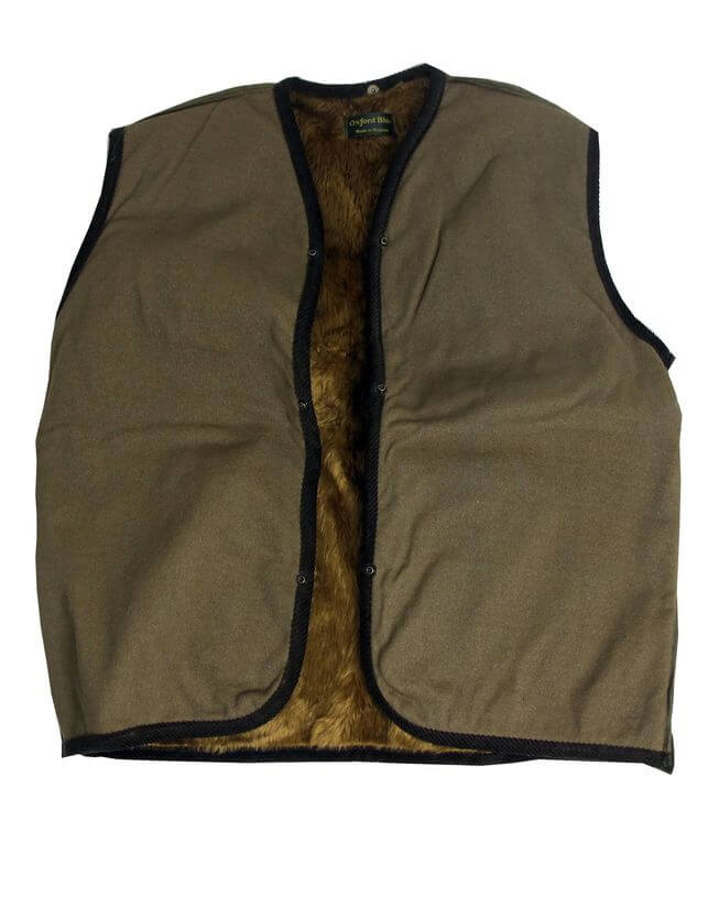 Innenfutter f. Waxjacke / Wachsjacke, braunbeige S