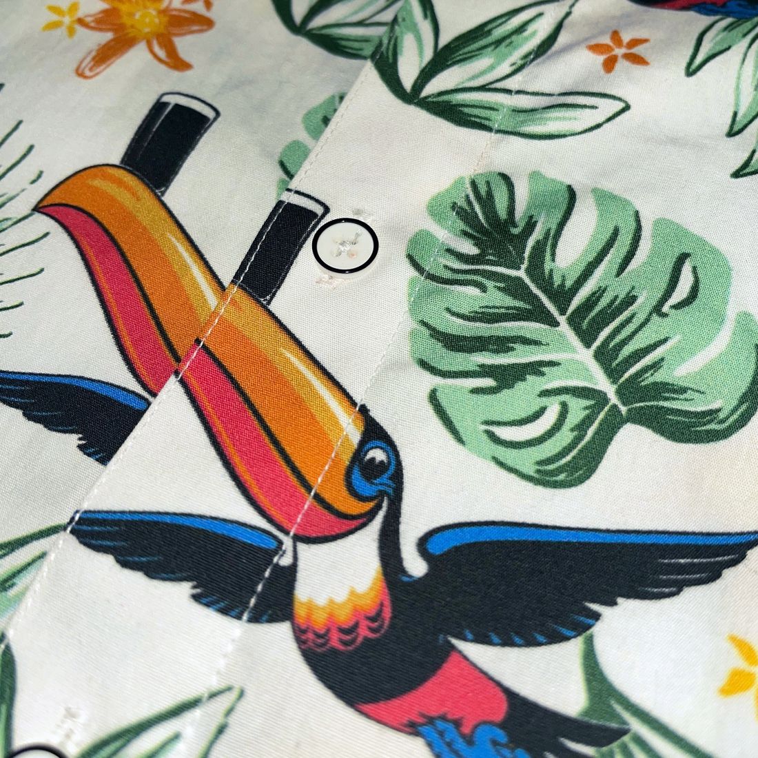 Guinness Freizeithemd mit Flying Toucan Motiv L