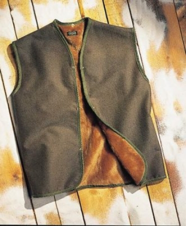 Innenfutter f. Waxjacke / Wachsjacke, braunbeige S