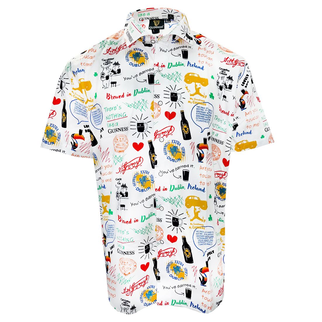 Guinness Doodle Unisex Kurzarmhemd M